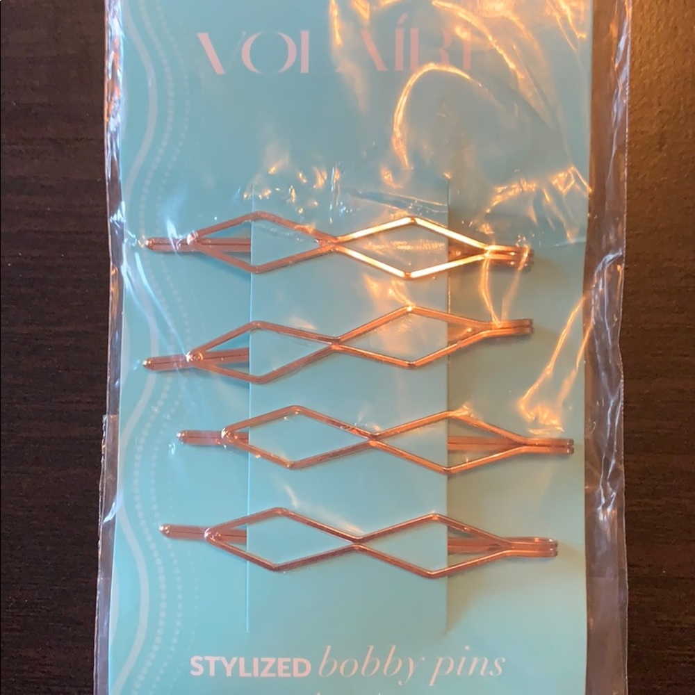 Rose gold Bobby pins